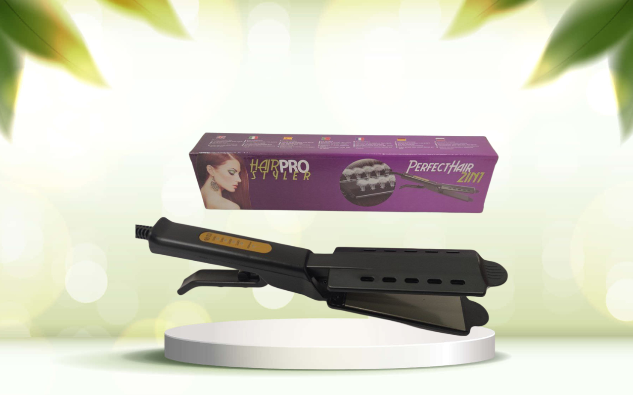 Scopri la piastra Hair Pro Style 2 in 1: capelli lisci e asciutti in pochi minuti
